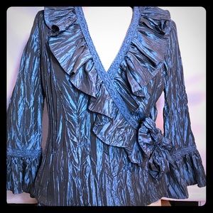 Jackie Jon Ruffled Blouse